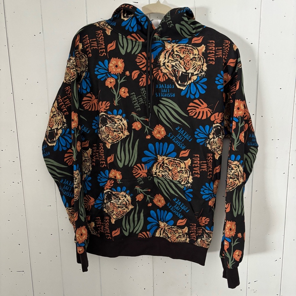 ALF tiger hoodie and jogger SET. Assholes Live Forever. EUC.